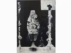 Composition by Graham Sutherland, 1903, lithograph, offered May 2017