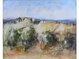 Seascape by Sergio Scatizzi, 1918, tempera on paper, offered May 2017