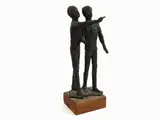Figures by Quinto Martini, 1908, bronze figural group, offered May 2017