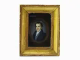 Francesco Catenazzi, Self Portrait, 1775, oval miniature on ivory