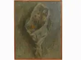 Nino Caffè, Flowers 1930s, 1909, oil on canvas With fragment of a label and stamp on reserve