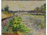 Guido Borgianni, View of Florence from River Arno 1970