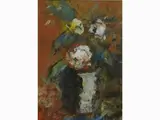 Flowers in a Vase by Sergio Scatizzi, 1918, tempera on paper, offered May 2017
