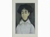 Marcello Boccacci, Portrait of a Woman 1942, 1914, oil on cardboard With stamp on reverse