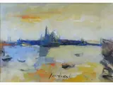 Sergio Scatizzi, View of Venice, 1918, tempera on paper