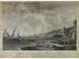 Georg Abraham Hackert, Views of Naples, 1755, a pair of engravings