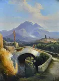 Gabriele Carelli, The bridge to the Abbey