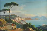 Coppola Antonio, View of Naples, Signature lower left. & Nbsp;