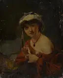 Domenico Induno, Portrait of a lady