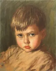 Portrait of a child by Filadelfo Simi, Sign in on the right., offered Feb 2021