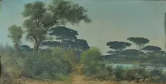 Landscape with stream by Henry Marko', Signature lower left. & Nbsp;, offered Feb 2021