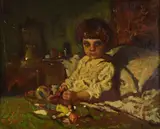 Cafiero Filippelli, Little girl in bed