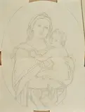 Silvestro Valeri, Madonna con Bambino, cm.