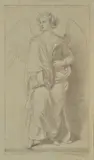 Silvestro Valeri, Allegoria della poesia, Siglato e datato in basso a destra: "S.V.
