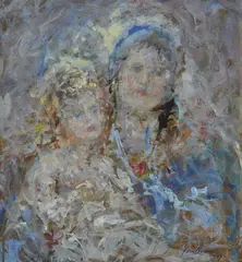 Madonnina con Gesù bambino by Luigi Mantovani, offered Jan 2021