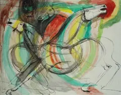 Cavalli by Bruno Cassinari, offered Dec 2020