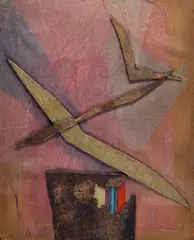 Val d'Oiseaux by Roberto Crippa, Sul verso: firma, offered Dec 2020