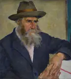 Aleksei Viktorovich Fedorov, Il vecchio, Sul verso: data e iscrizione in cirillico.