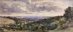 Conrad Hector Raffaele Carelli, Paesaggio toscano