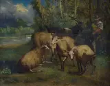 Giuseppe Palizzi, Pastore con pecore