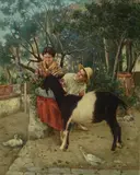 Alessandro Sani, Contadine con capretta
