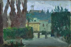 Parco by Federico Andreotti, Sul verso ad inchiostro: F. Andreotti., offered Dec 2020