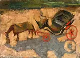 Giulio Salti, Carrozza con cavallo