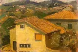 Giulio Salti, Villa a Carmignano
