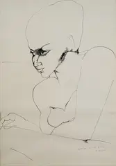 Figure by Fernando Farulli, Sign and dedication at the bottom right; Sign at the bottom to the left., offered Nov 2020