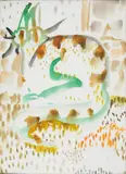 Silvio Loffredo, Cat, 1968, Signature and date lower right.