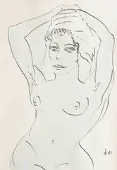 Without title by Jiří Georg Dokoupil, 1989, Abbreviation at the bottom right., offered Nov 2020
