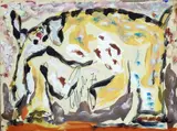 Silvio Loffredo, Elephant, 1974, Signature and date in the center.