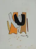 Alberto Magnelli, Composizione
