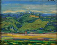 Paesaggio by Luigi Bartolini, offered Oct 2020