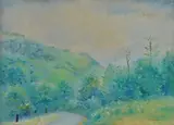 Umberto Lilloni, Paesaggio a bosco di Corniglio