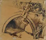 Renato Guttuso, Studio per la battaglia di Ponte Ammiraglio