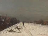Gino Romiti, Strada con la neve