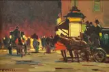 Renato Natali, Vetture in sosta in Piazza Cavour