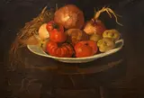 Gioacchino Toma, Natura morta, Sul verso: firma e etichetta Galleria d'Arte Montecatini Terme.