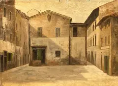 Piazza dei Vecchietti by Fabio Borbottoni, Sul verso, offered Oct 2020