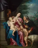 Balthasar Beschey, Sacra famiglia con Sant’Anna e San Giovannino