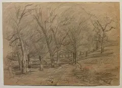 Campagna con alberi by Romeo Costetti, offered Sep 2020