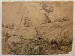 Campagna con alberi by Romeo Costetti, offered Sep 2020