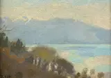 Leonardo Dudreville, Towards evening, 1948, Date lower left. On the reverse: signature and title.