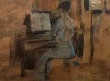 Silvio Bicchi, Woman l piano