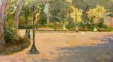 Francesco Gioli, Figures in the park