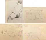 Fausto Maria Liberatore, Four drawings of various subjects