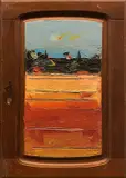 Sergio Scatizzi, Landscape, Signature in the lower center
