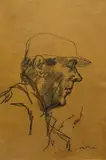 Mino Maccari, Portrait (double-sided)
