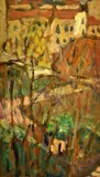 Gianni Vagnetti, Landscape with houses